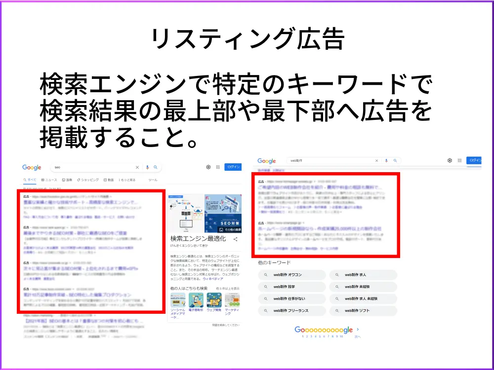 リスティング広告